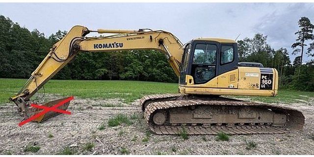 2004 Komatsu PC160LC-7K Crawler Excavator