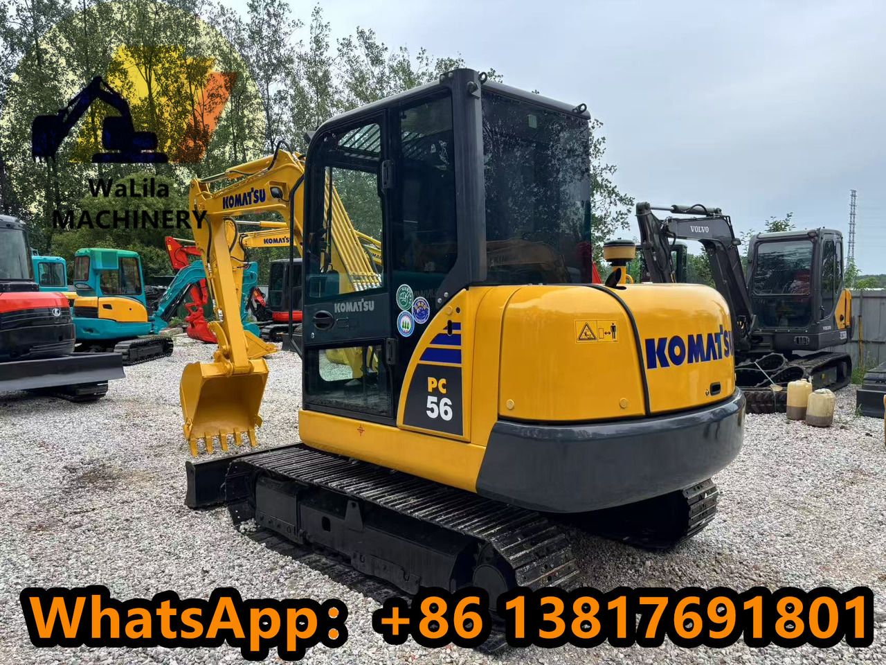 2023 Komatsu PC56-7 Mini Excavator
