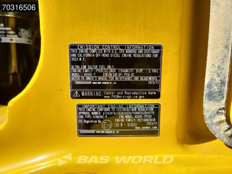 2024 Komatsu PC55MR-5 Mini Excavator