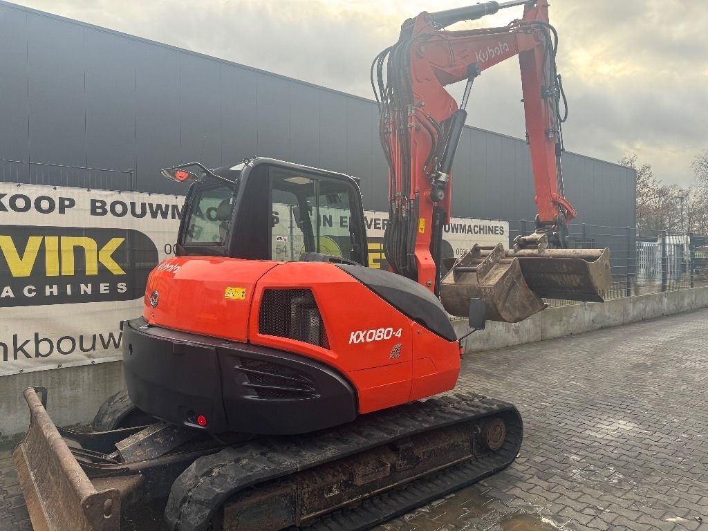2015 Kubota KX080-4 Mini Excavator