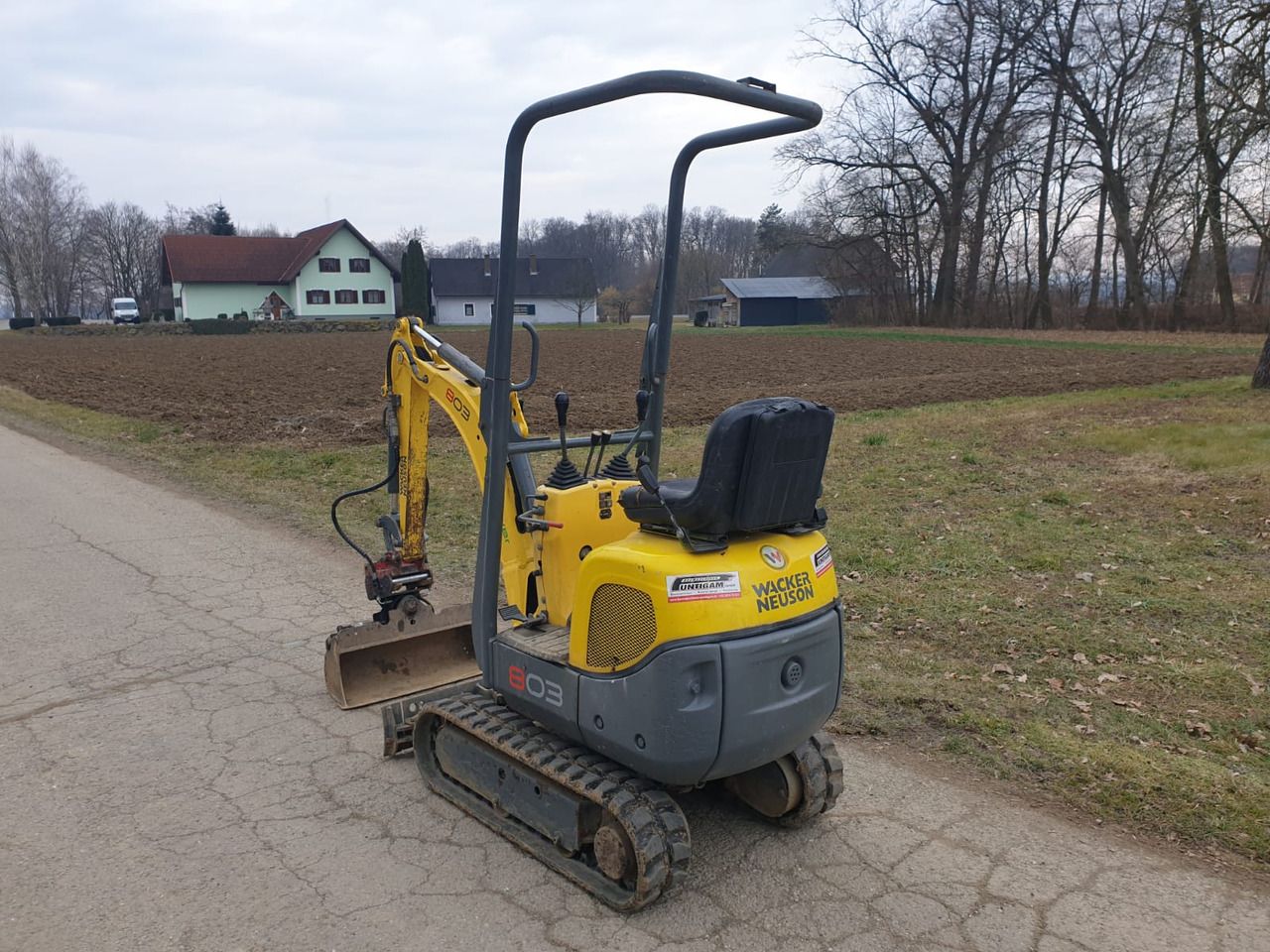 2017 Wacker Neuson 803 Mini Excavator