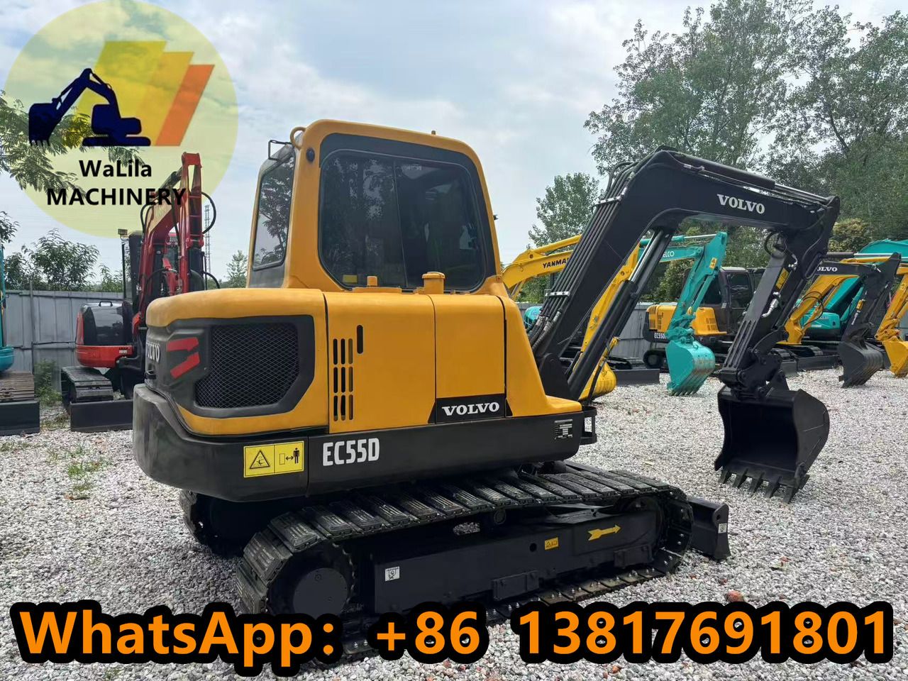 2023 Volvo EC55 Mini Excavator