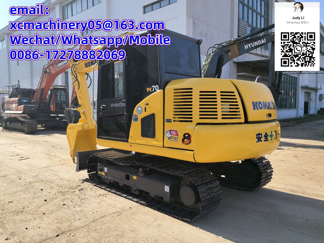 2023 Komatsu PC70-8 Mini Excavator