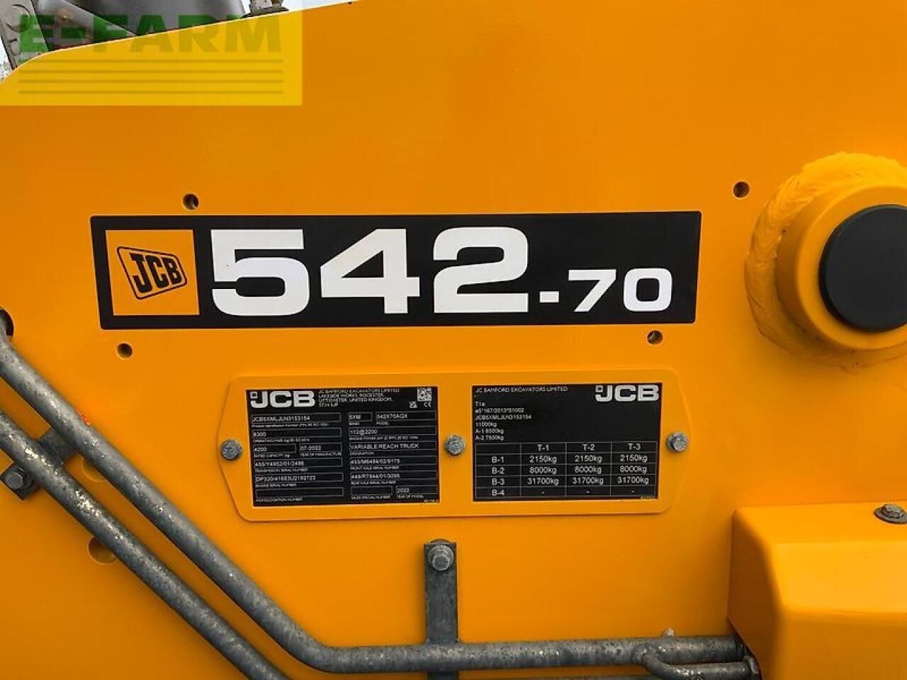2022 JCB 542-70 AGRI XTRA Mini Excavator