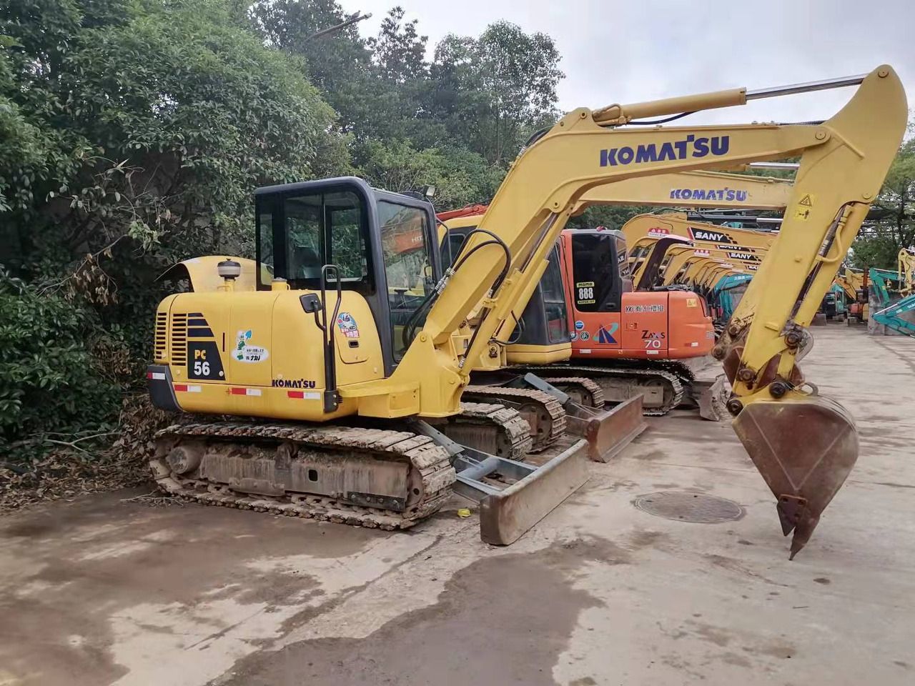 2016 Komatsu PC56-7 Mini Excavator
