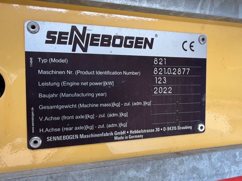 2022 Sennebogen 821M E Material Handler