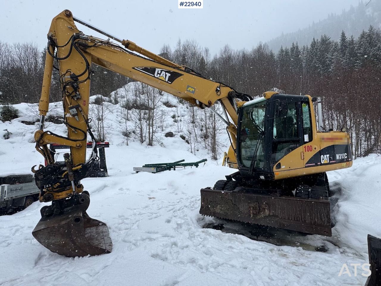 2005 Caterpillar M313C Wheel Excavator