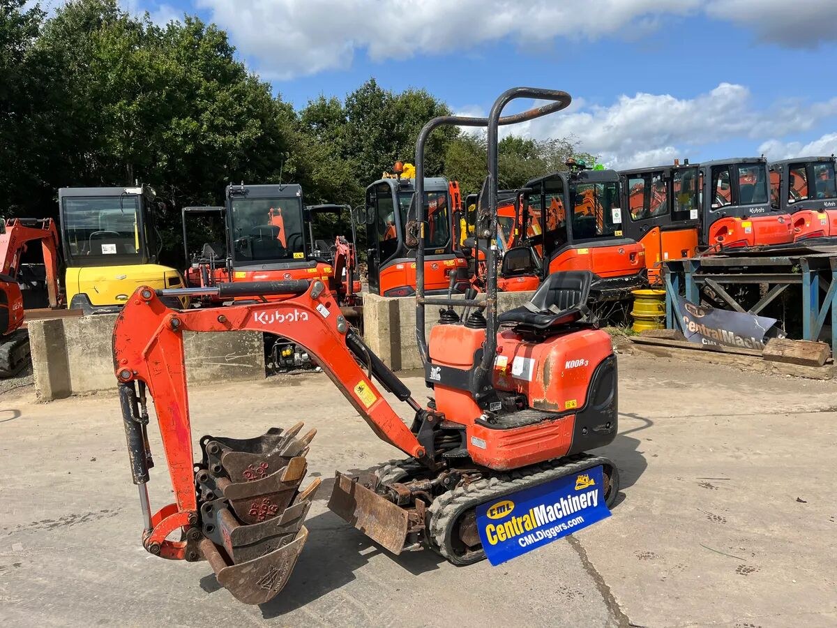 2015 Kubota 008-3 Mini Excavator