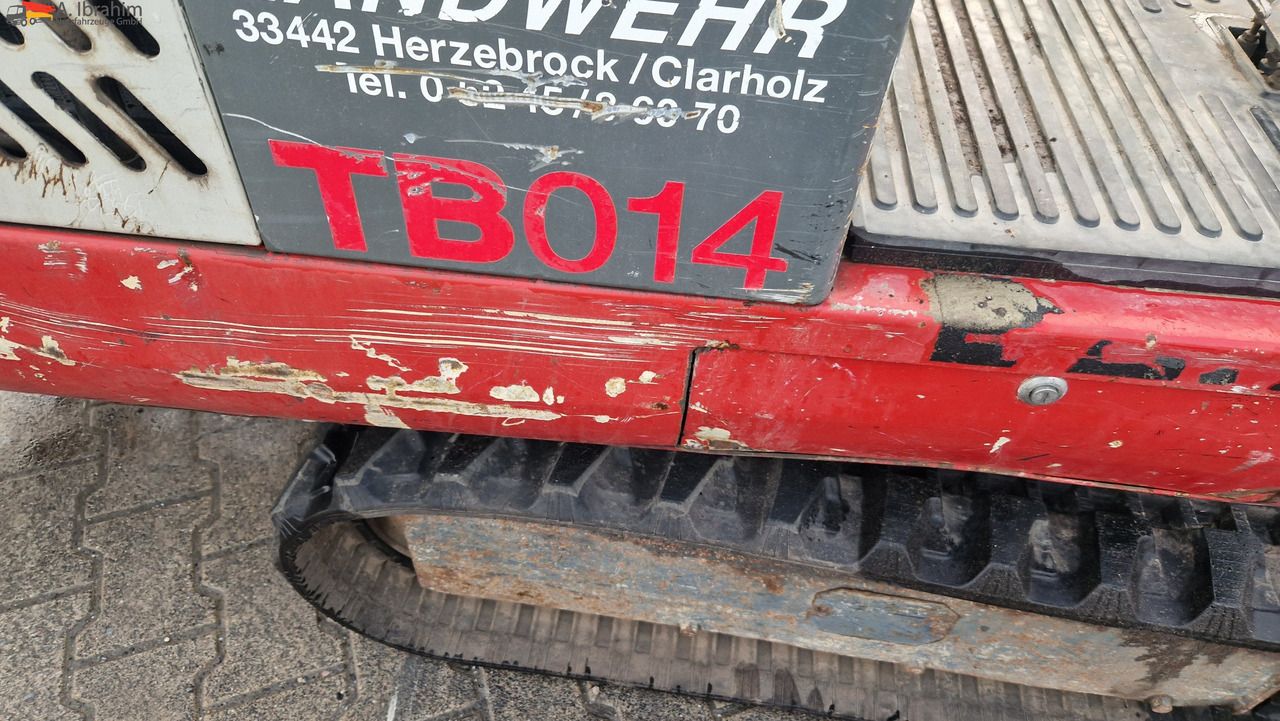 2009 Takeuchi TB014 Mini Excavator