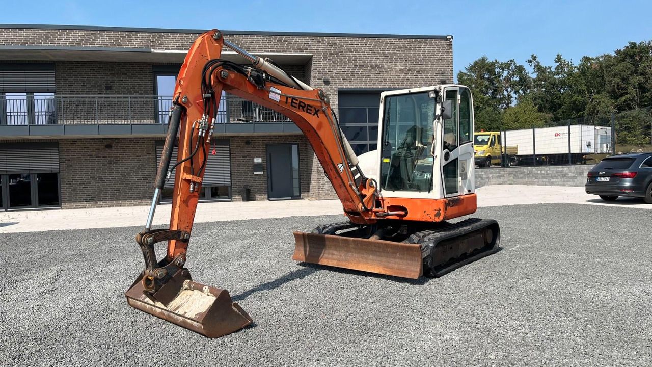 2008 Terex TC 50 Mini Escavadora 2008 Terex TC 50 mini excavator, side view