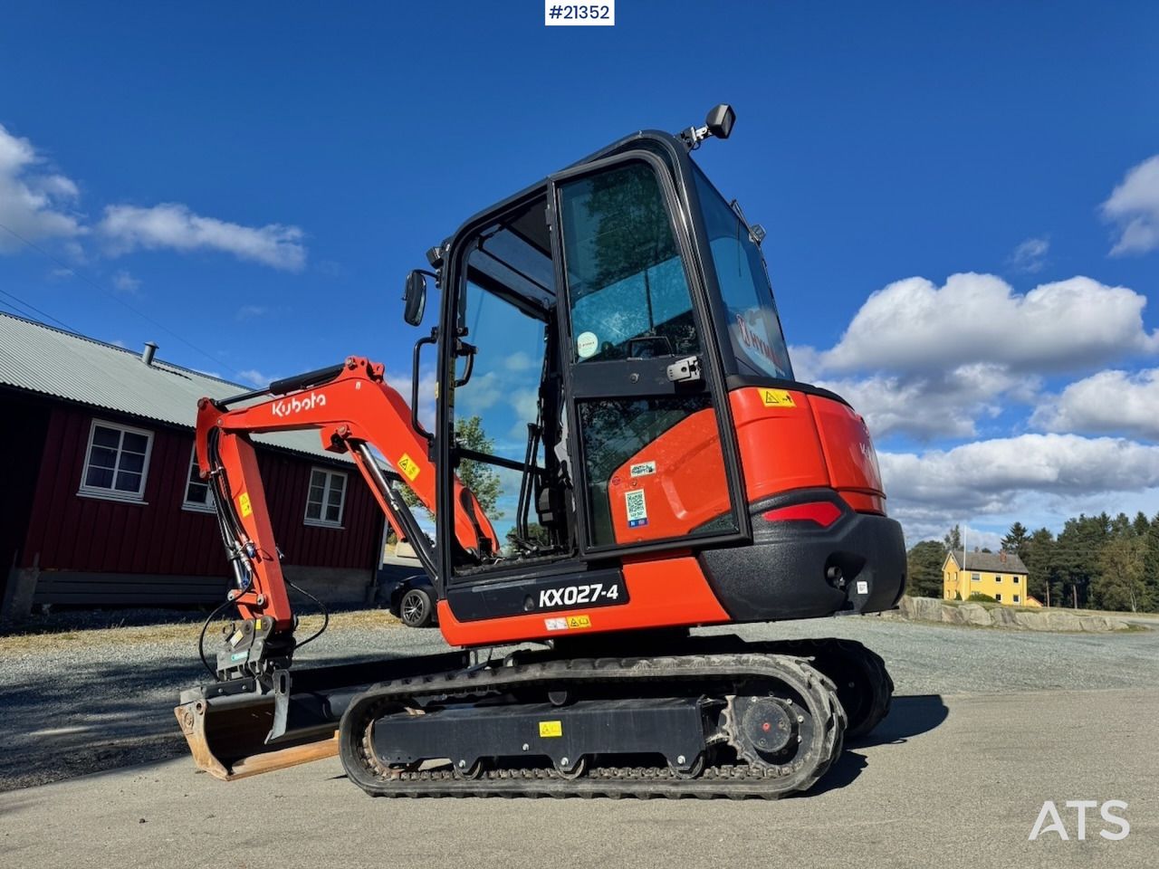 2022 Kubota KX027-4 Mini Excavator
