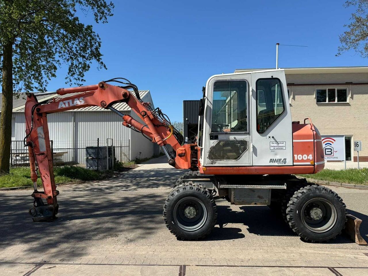 2001 Atlas 1004 M Wheel Excavator