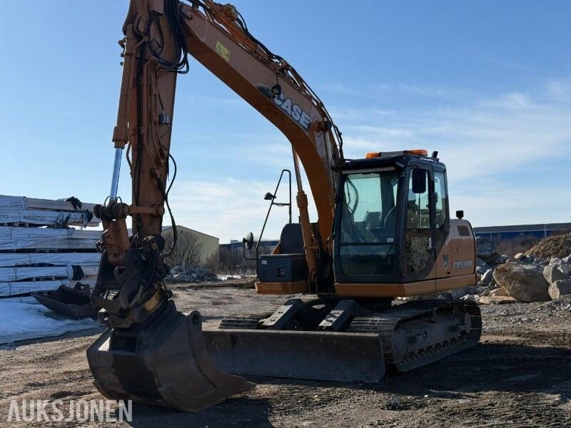 Excavator 2011 Case CX130B2011 CASE CX130B Gravemaskin, Tiltrotator, SMP, Sentralsmøring