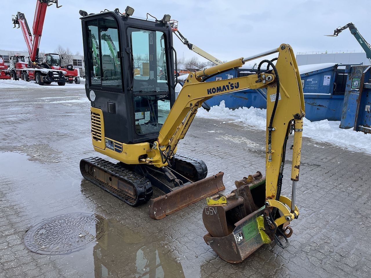 2018 Komatsu PC16R-3 Mini Excavator