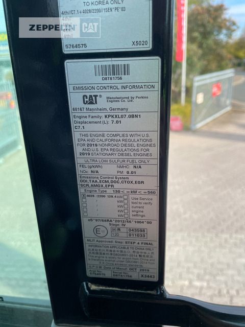 2021 Caterpillar MH3022-06C Material Handler