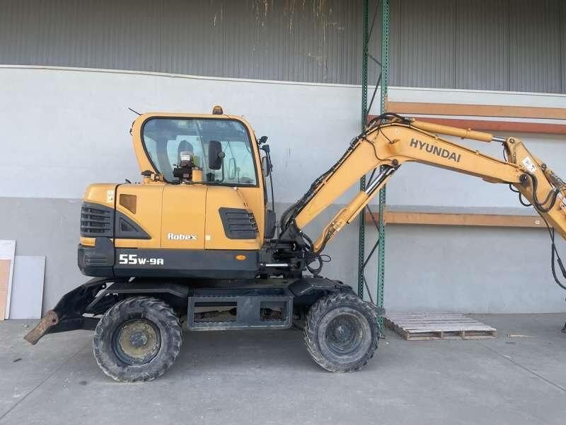 2016 Hyundai R55W-9A Wheel Excavator