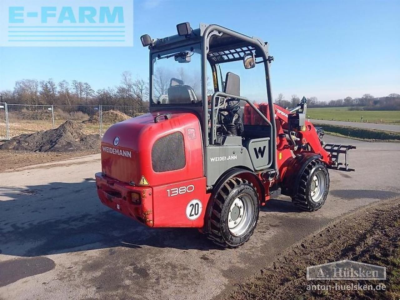 2018 Weidemann 1380 Mini Excavator