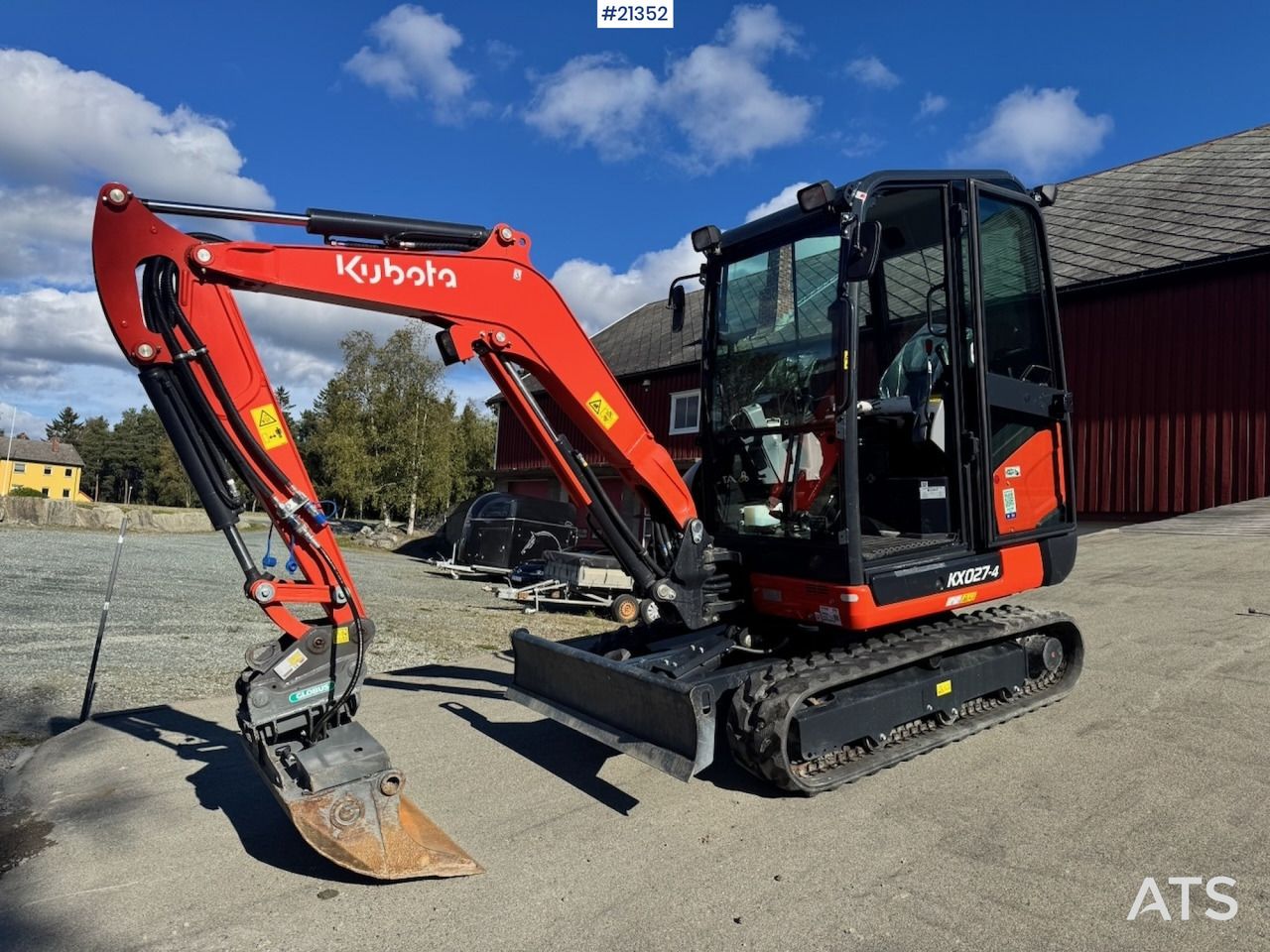 2022 Kubota KX027-4 Mini Excavator