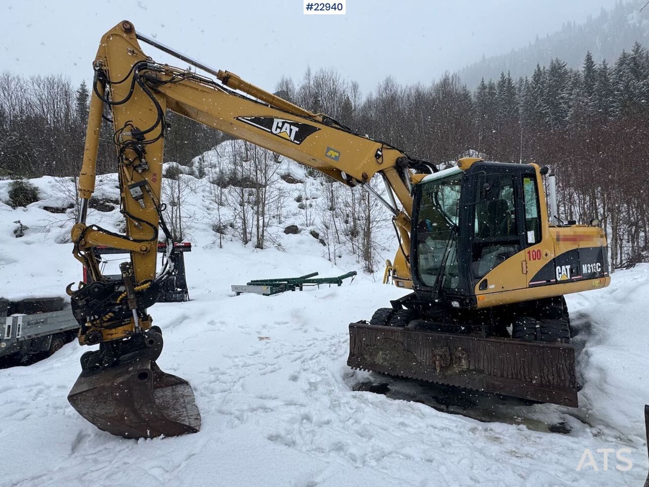 2005 Caterpillar M313C Wheel Excavator