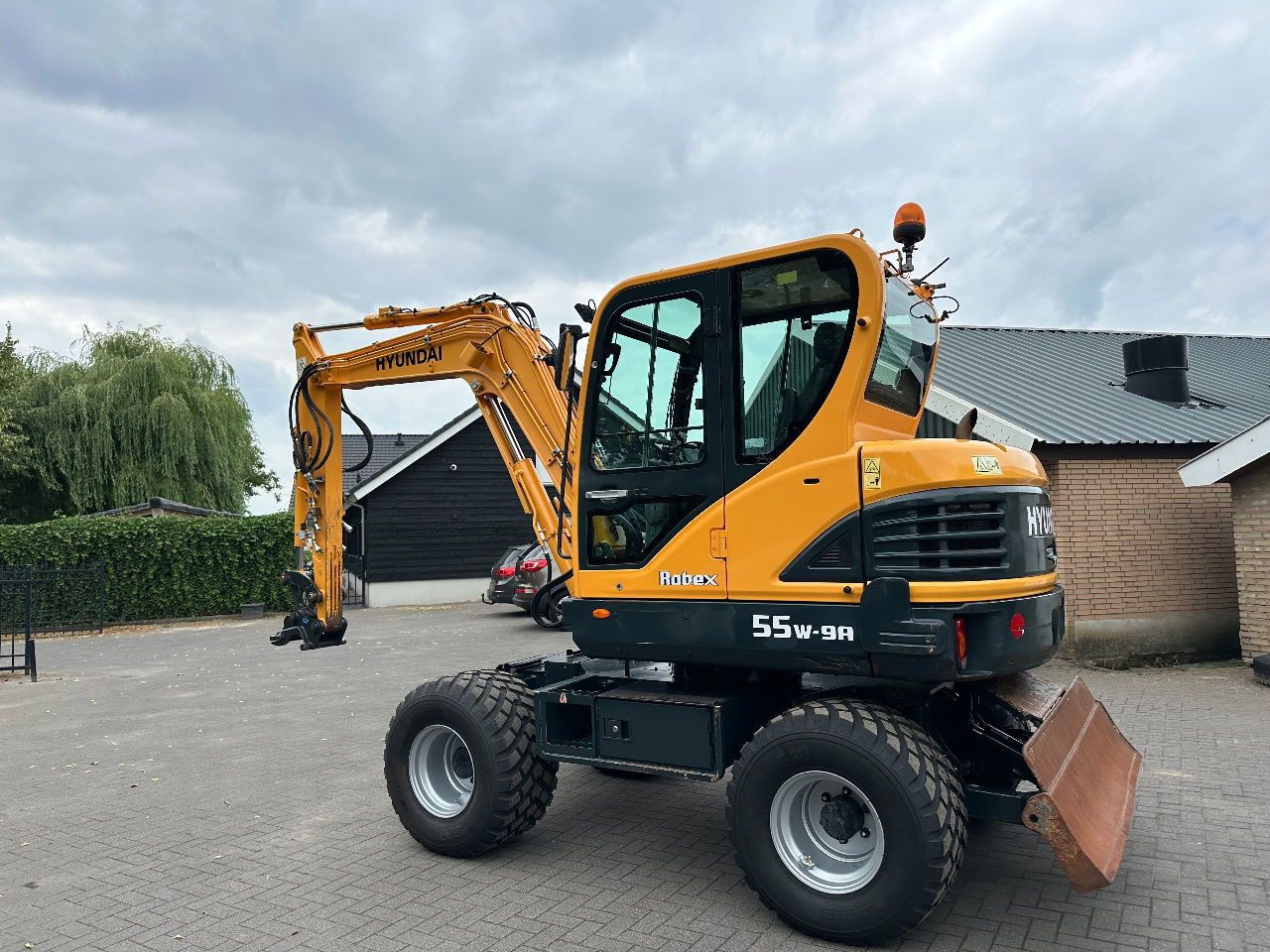 2018 Hyundai R55W-9A Wheel Excavator
