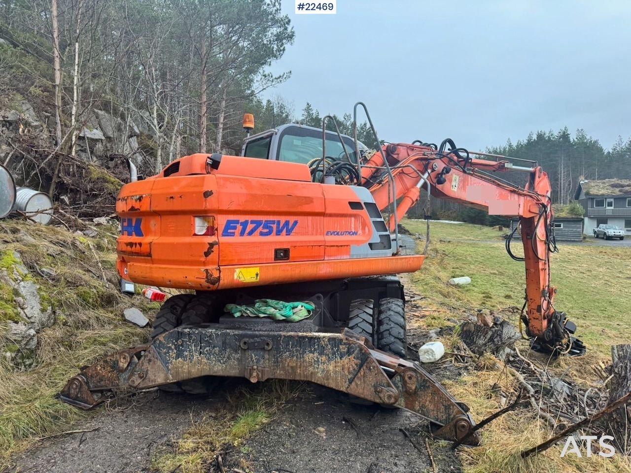 2003 Kobelco E175W Wheel Excavator
