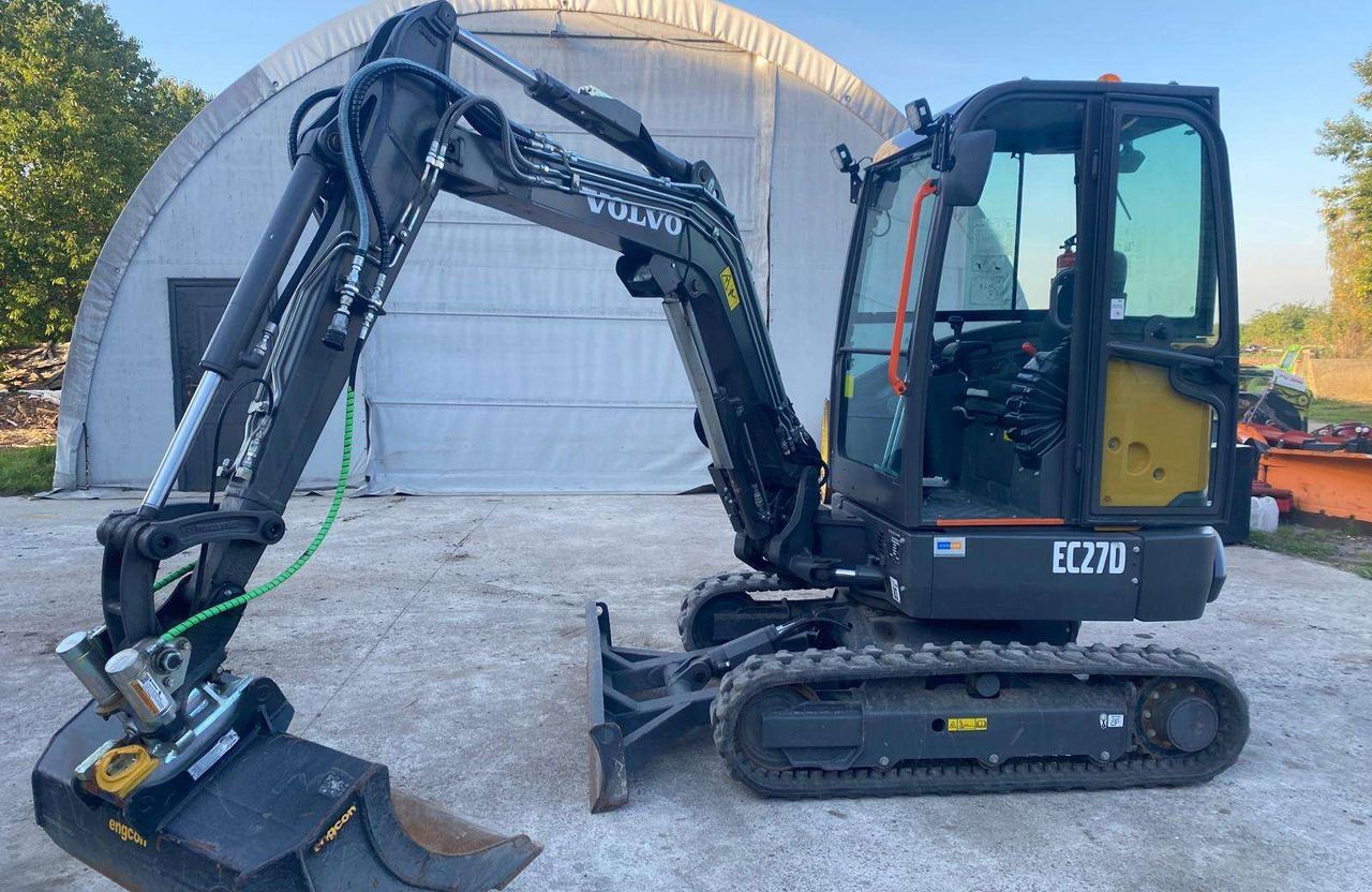 2020 Volvo EC27D Mini Excavator