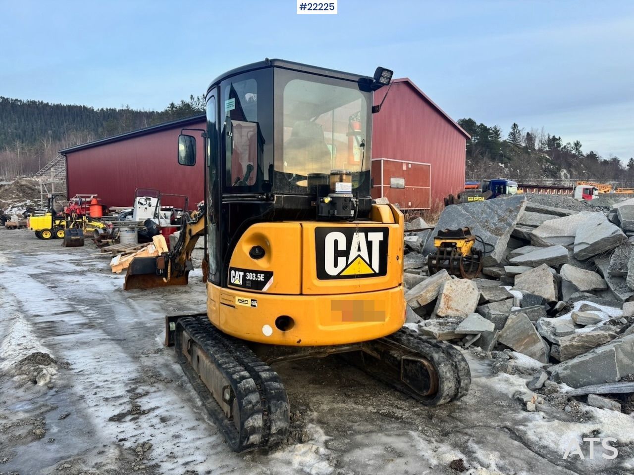 2018 Caterpillar 303.5ECR Mini Excavator