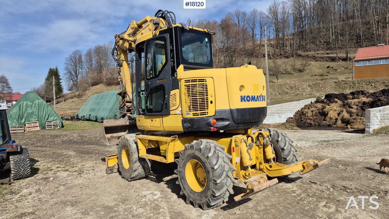 2013 Komatsu PW118 MR-8 Wheel Excavator