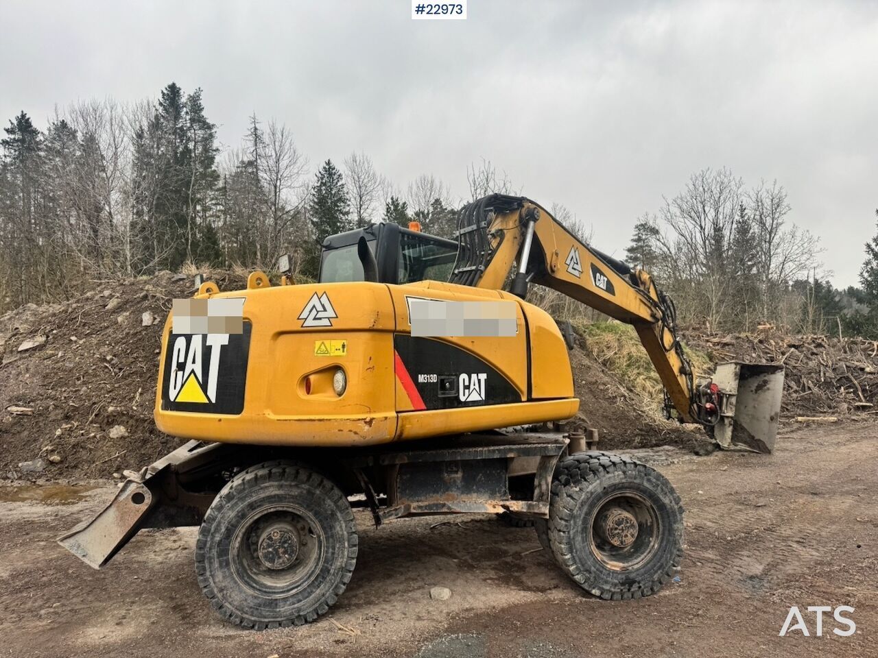 2011 Caterpillar M313D Wheel Excavator