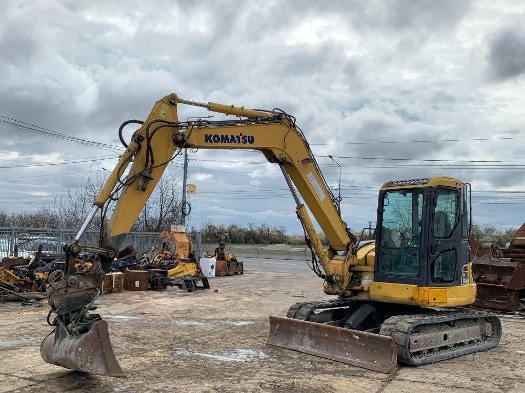 2008 Komatsu PC88MR6 Mini Excavator