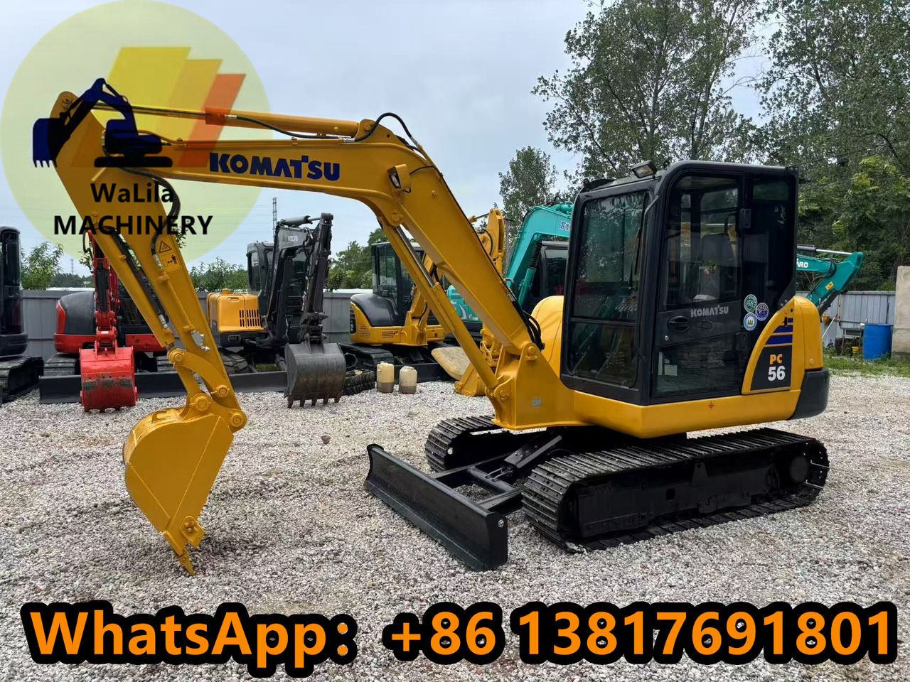 2023 Komatsu PC56-7 Mini Excavator