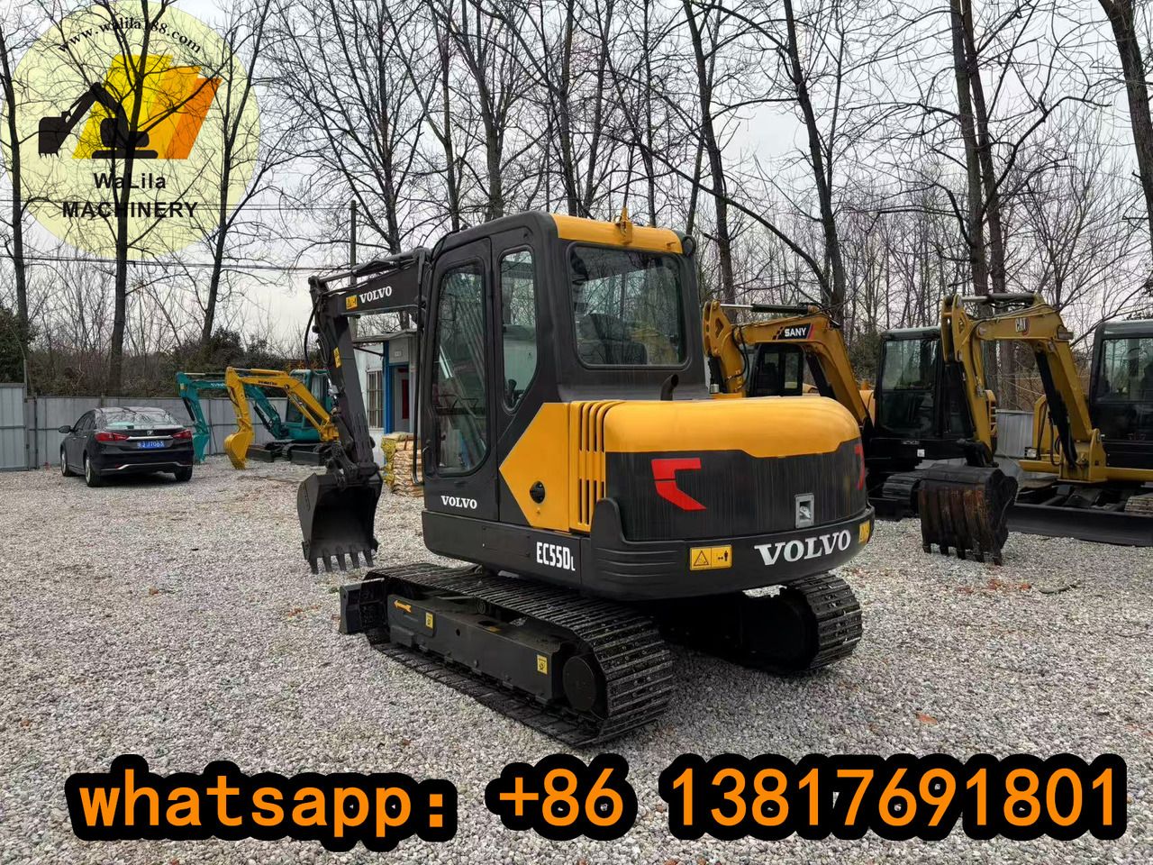 2022 Volvo EC55D Mini Excavator
