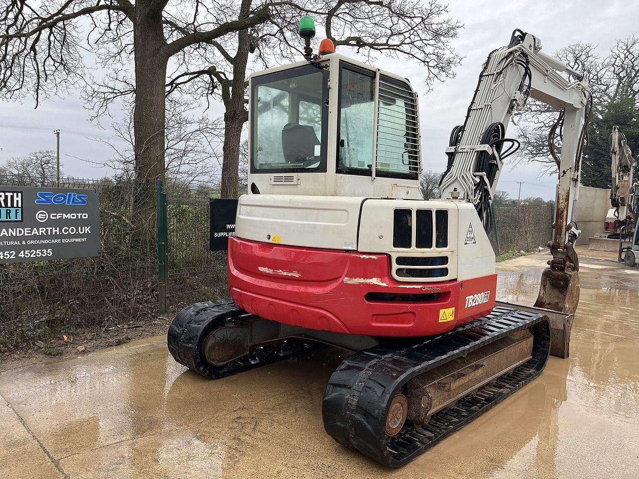 2018 Takeuchi TB280FR Mini Excavator