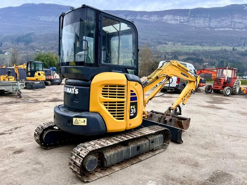 2016 Komatsu PC35MR-3 Mini Excavator