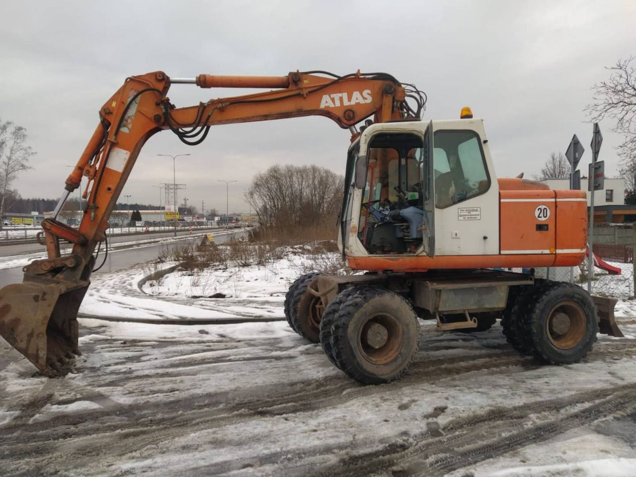 2001 Atlas 1404K Wheel Excavator