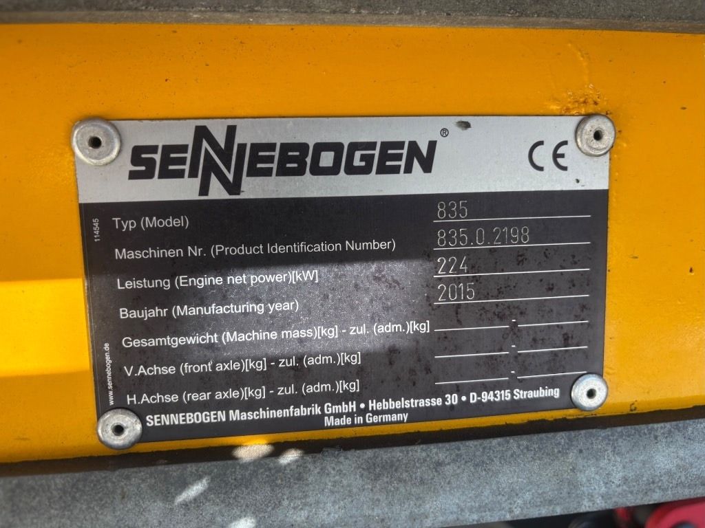 2015 Sennebogen 835E Material Handler