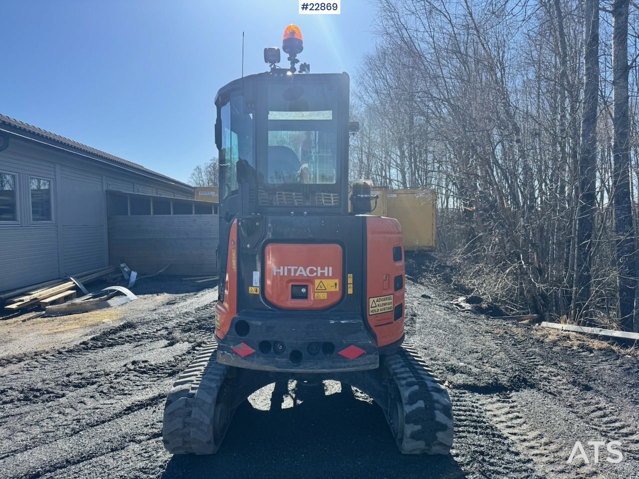 2019 Hitachi ZX38U-6 Mini Excavator