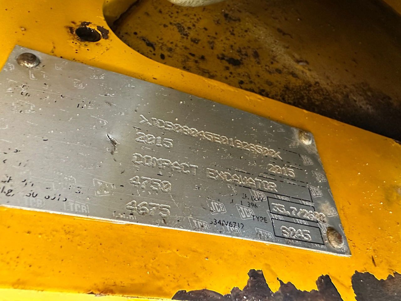 2015 JCB 8045 ZTS Mini Excavator
