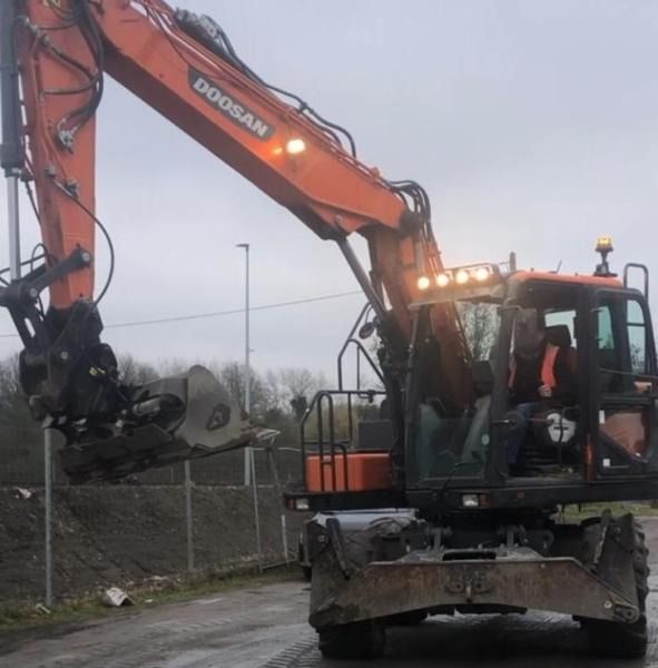 2019 Doosan DX140W-5 Wheel Excavator
