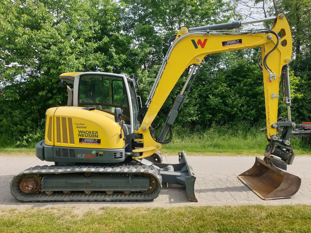 2021 Wacker Neuson EZ80 Mini Excavator
