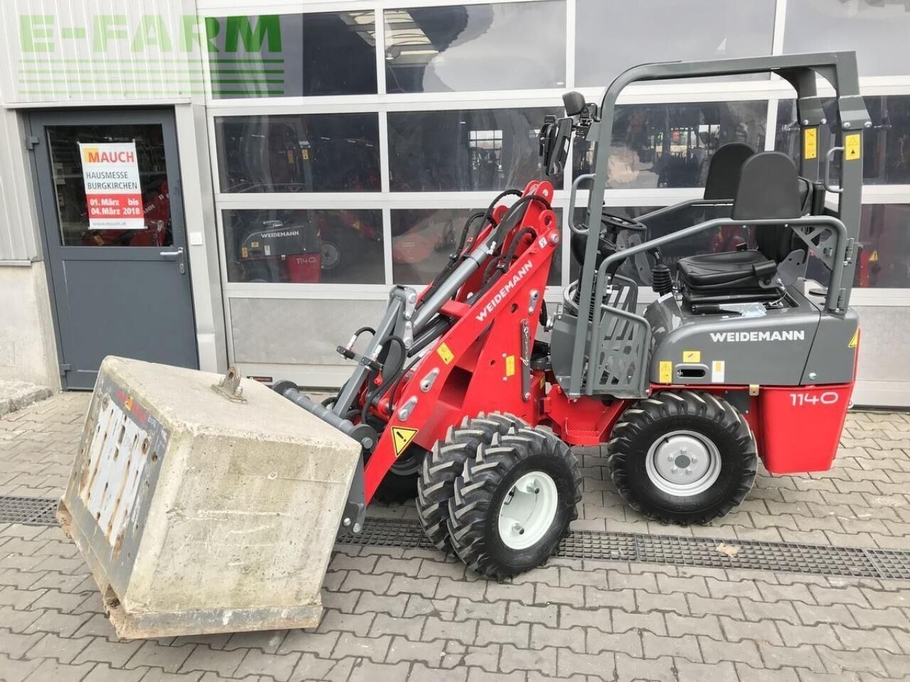 2026 Weidemann 1140 Mini Excavator