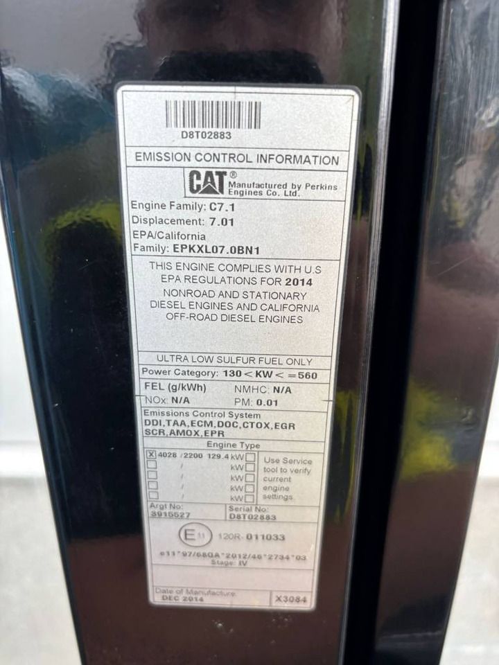 2015 Caterpillar M320F Wheel Excavator