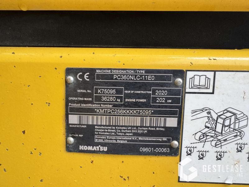 2020 Komatsu PC360NLC-11E0 Crawler Excavator