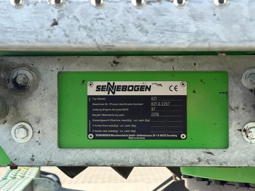 2016 Sennebogen 821M E Material Handler