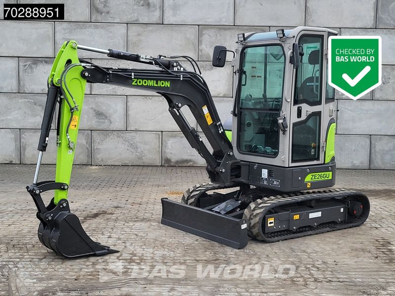 2025 Zoomlion ZE26GU Mini Excavator