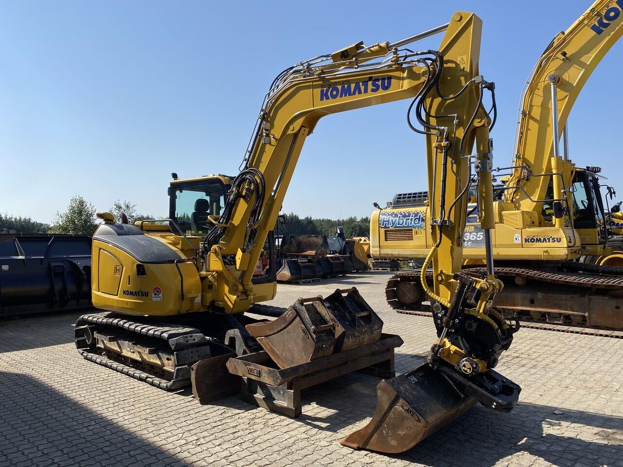 2021 Komatsu PC88MR-11EO Mini Excavator