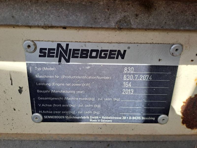 2013 Sennebogen 830E K17 Material Handler