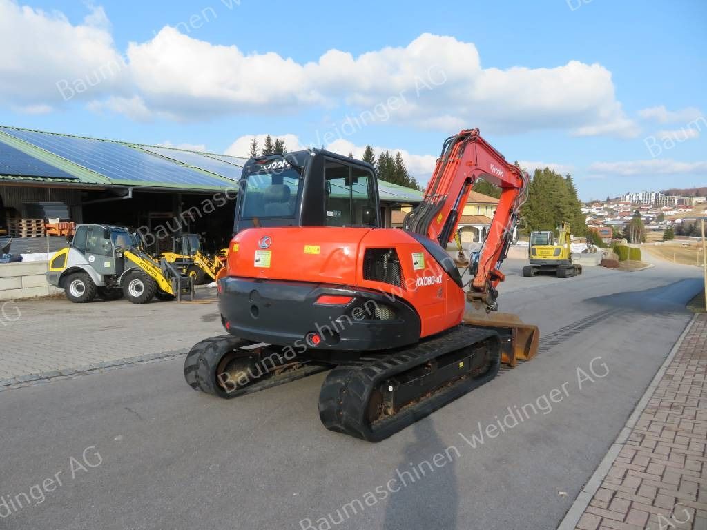 2017 Kubota KX080-4 Mini Excavator