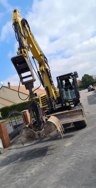 2020 Yanmar B110W Wheel Excavator