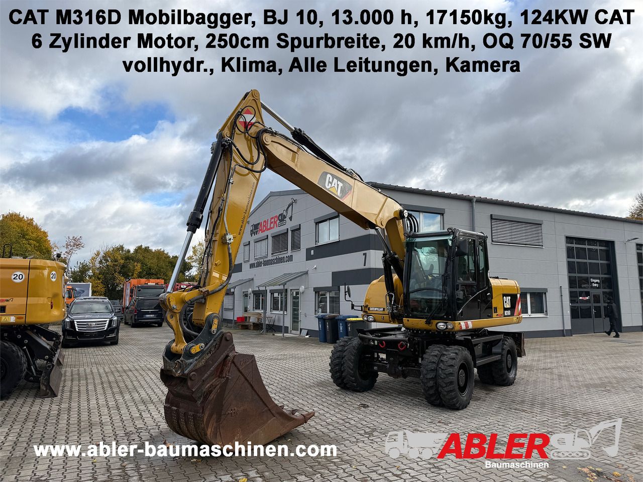 2010 Caterpillar M316D Wheel Excavator